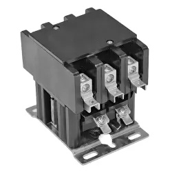 Contactor, 3 pole, 50 A, 24 VAC, 3 Form X, coil 24 VAC, screw connection, 7-1611019-8