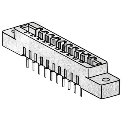 Card connector, 7-530654-6 - 1