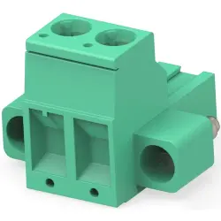 PCB terminal, 2 pole, pitch 5 mm, AWG 30-12, 15 A, cage clamp, green, 796858-2