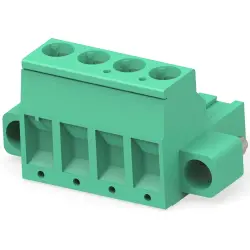 PCB terminal, 4 pole, pitch 5 mm, AWG 30-12, 15 A, cage clamp, green, 796858-4