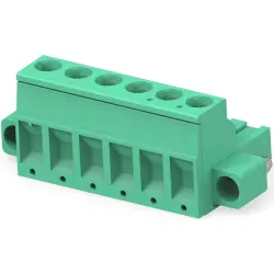PCB terminal, 6 pole, pitch 5.08 mm, AWG 30-12, 15 A, cage clamp, green, 796859-6