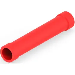 Butt connectorwith insulation, 0.3-1.42 mm², AWG 22 to 16, red, 27.33 mm, 8-34070-1