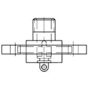 Circular connector, 1 pole, solder connection, straight, 850910-2 - 1