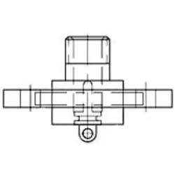 Circular connector, 1 pole, solder connection, straight, 850910-2