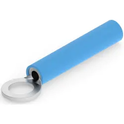 Insulated ring cable lug, 1.04-2.62 mm², AWG 16 to 14, 4.82 mm, blue, 8-55852-2