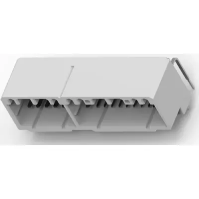 Socket, 34 pole, angled, 2 rows, natural, 9-1438845-1 - 1