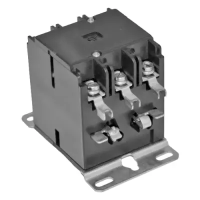 Contactor, 3 pole, 25 A, 120 VAC, 3 Form X, coil 120 VAC, screw connection, 9-1611015-7 - 1