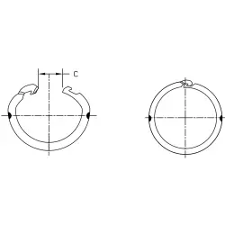 Lock ring for circular connector, CZ3659-000