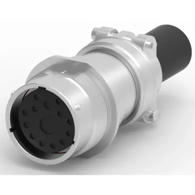 Socket, 14 pole, straight, natural, HD34-24-14SN-059 - 1