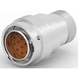 Socket, 14 pole, straight, natural, HD36-18-14PN-072