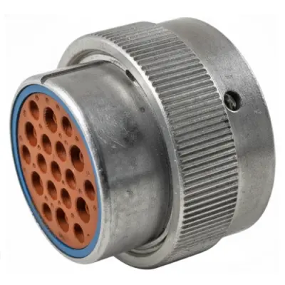 Socket, 19 pole, straight, natural, HD36-24-19SE - 1