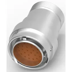 Socket, 33 pole, straight, natural, HD36-24-33PN-L005