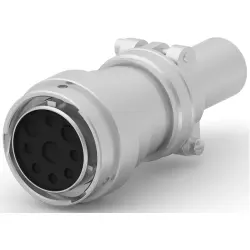 Socket, 9 pole, straight, natural, HD36-24-9SN-059