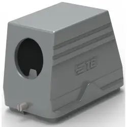 Housing, size HB48, die-cast aluminum, PG36, angled, clip locking, IP65, T1310480136-000