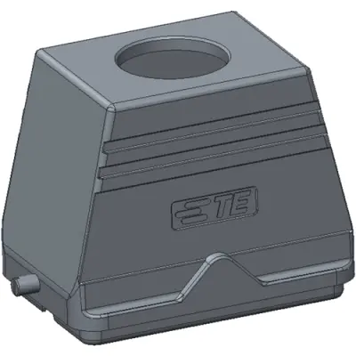 Housing, size HB48, die-cast aluminum, PG36, straight, clip locking, IP65, T1320480136-000 - 1