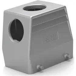 Housing, size HA32, die-cast aluminum, M32, angled/straight, clip locking, IP65, T13X9323232-000