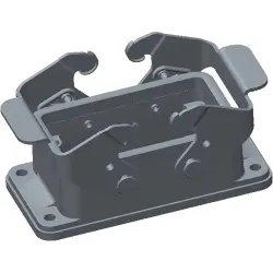 Housing, size HB10, die-cast aluminum, clip locking, IP65, T1410102000-000