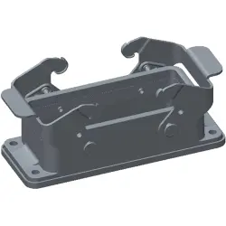 Housing, size HB16, die-cast aluminum, clip locking, IP65, T1410162000-000
