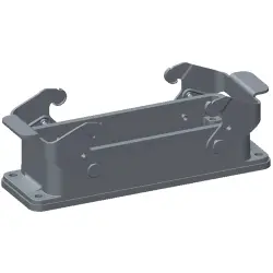 Housing, size HB24, die-cast aluminum, clip locking, IP65, T1410242000-000