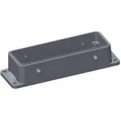 Housing, size HB24, die-cast aluminum, clip locking, IP68, T1425240000-000