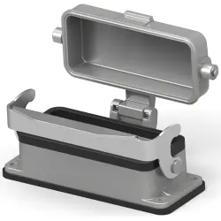 Housing, size HB16, die-cast aluminum, clip locking, IP65, T1510162001-000