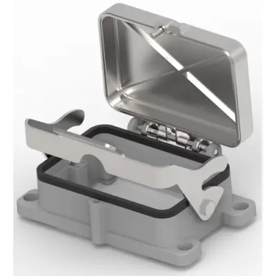 Housing, size HB48, die-cast aluminum, clip locking, IP65, T1510482000-000 - 1