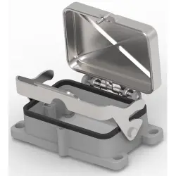 Housing, size HB48, die-cast aluminum, clip locking, IP65, T1510482000-000