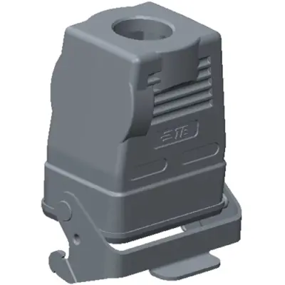 Housing, size HB6, die-cast aluminum, PG21, straight, clip locking, IP65, T1770063121-000 - 1