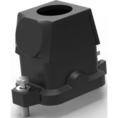 Housing, size HB6, die-cast aluminum, M32, angled/straight, screw locking, IP68, T1922060132-009 - 1
