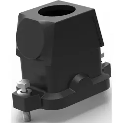 Housing, size HB6, die-cast aluminum, M32, angled/straight, screw locking, IP68, T1922060132-009