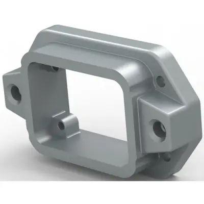 Housing, size HB6, die-cast aluminum, screw locking, IP68, T1932061000-000 - 1