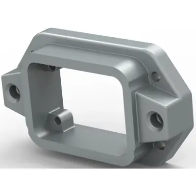Housing, size HB6, die-cast aluminum, screw locking, IP68, T1932061001-000 - 1