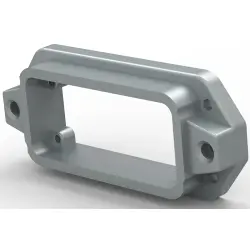 Housing, size HB16, die-cast aluminum, screw locking, IP68, T1932161001-000