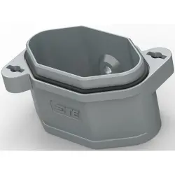 Housing, size HA3, die-cast aluminum, screw locking, IP68, T1937031000-009