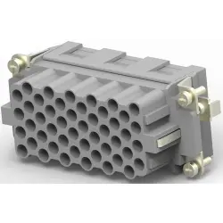 Socket contact insert, H-B 16, 48 pole, unequipped, crimp connection, T2050482201-000