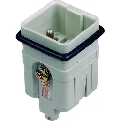 Pin contact insert, H-A 3, 5 pole, unequipped, crimp connection, T2080052101-000