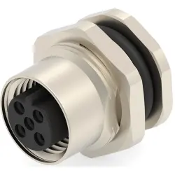 Circular connector, 2 pole, solder cup, straight, T4131412021-000