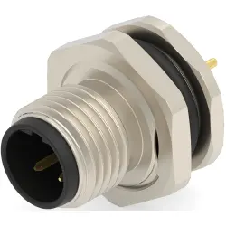 Circular connector, 3 pole, solder connection, straight, T4140412031-000