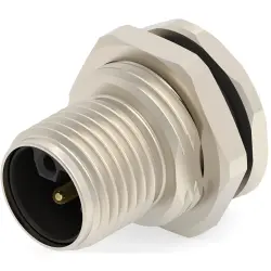 Circular connector, 5 pole, solder connection, straight, T4140L12051-000