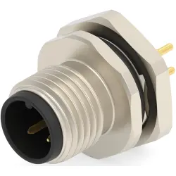 Circular connector, 3 pole, solder connection, straight, T4142012031-000