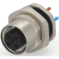 Circular connector, 2 pole, screw locking, straight, T4171110002-001