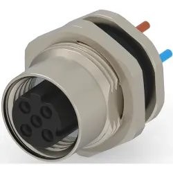 Circular connector, 3 pole, screw locking, straight, T4171110503-001