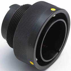 Circular connector, 7 pole, crimp connection, bayonet locking, straight, Y5015-000000006334