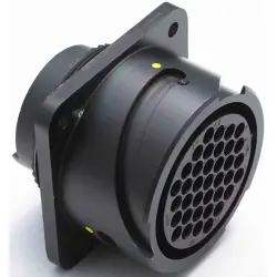 Circular connector, 22 pole, crimp connection, bayonet locking, straight, Y5015-000000008781