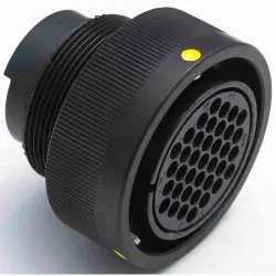 Circular connector, 22 pole, crimp connection, bayonet locking, straight, Y5015-000000008793