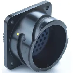 Circular connector, 3 pole, crimp connection, bayonet locking, straight, Y5015-000000100123