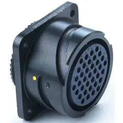 Circular connector, 60 pole, crimp connection, bayonet locking, straight, Y5015-000000100154