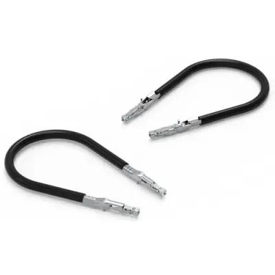 Connection cable, 0.3 m, socket straight to socket straight, AWG 12, 657657612030 - 1