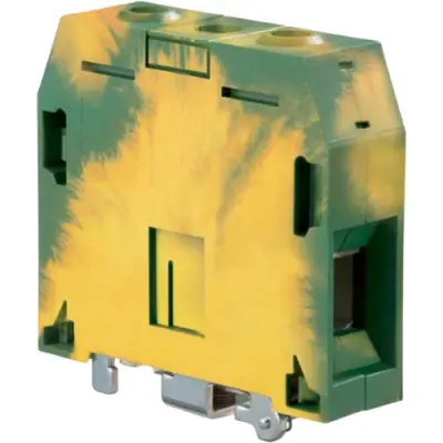 Protective conductor terminal, screw connection, 16-95 mm², 2 pole, 8 kV, yellow/green, 1SNK522150R0000 - 1