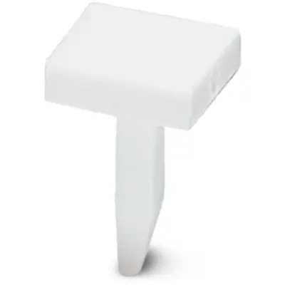 Marker, white, unlabeled for terminal block, 1401404 - 1